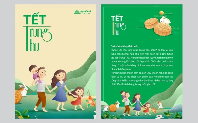 Mẫu thiệp trung thu đẹp gửi tặng nhân viên