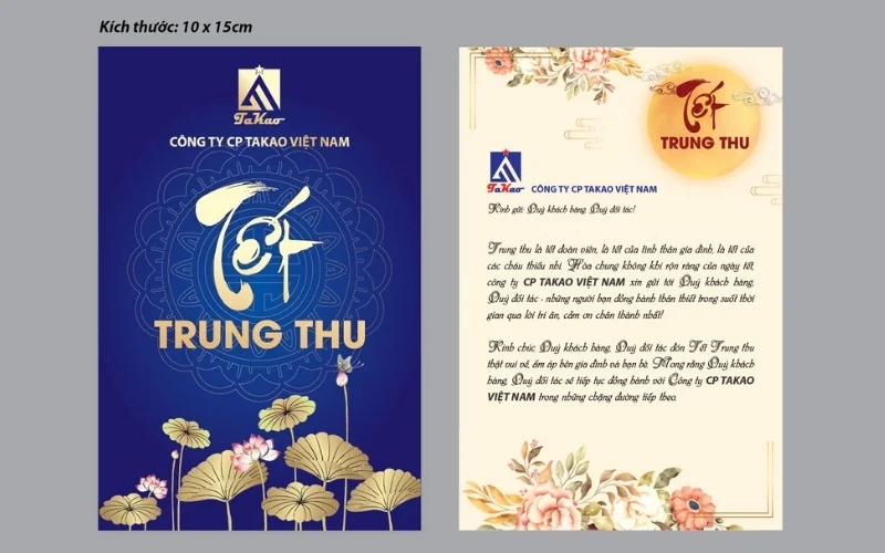 Mẫu thiệp trung thu đẹp gửi tặng nhân viên