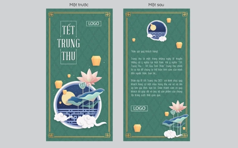 Mẫu thiệp trung thu đẹp gửi tặng nhân viên