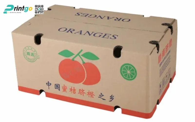 Mẫu thùng carton đóng hàng xuất khẩu hoa quả Mẫu thùng carton đóng hàng xuất khẩu hoa quả