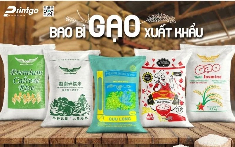 Đặc điểm chi tiết của bao bì gạo xuất khẩu phổ biến