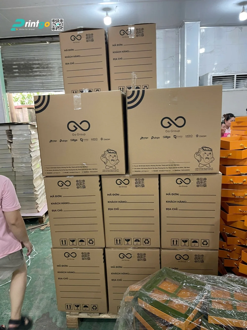 Đóng hàng vận chuyển với thùng carton 5 lớp đảm bảo chất lượng