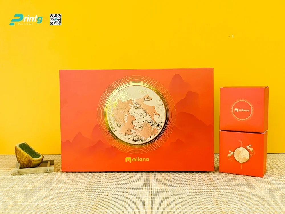 Hộp đựng bánh trung thu Milana món quà đoàn viên ý nghĩa ngày trăng rằm