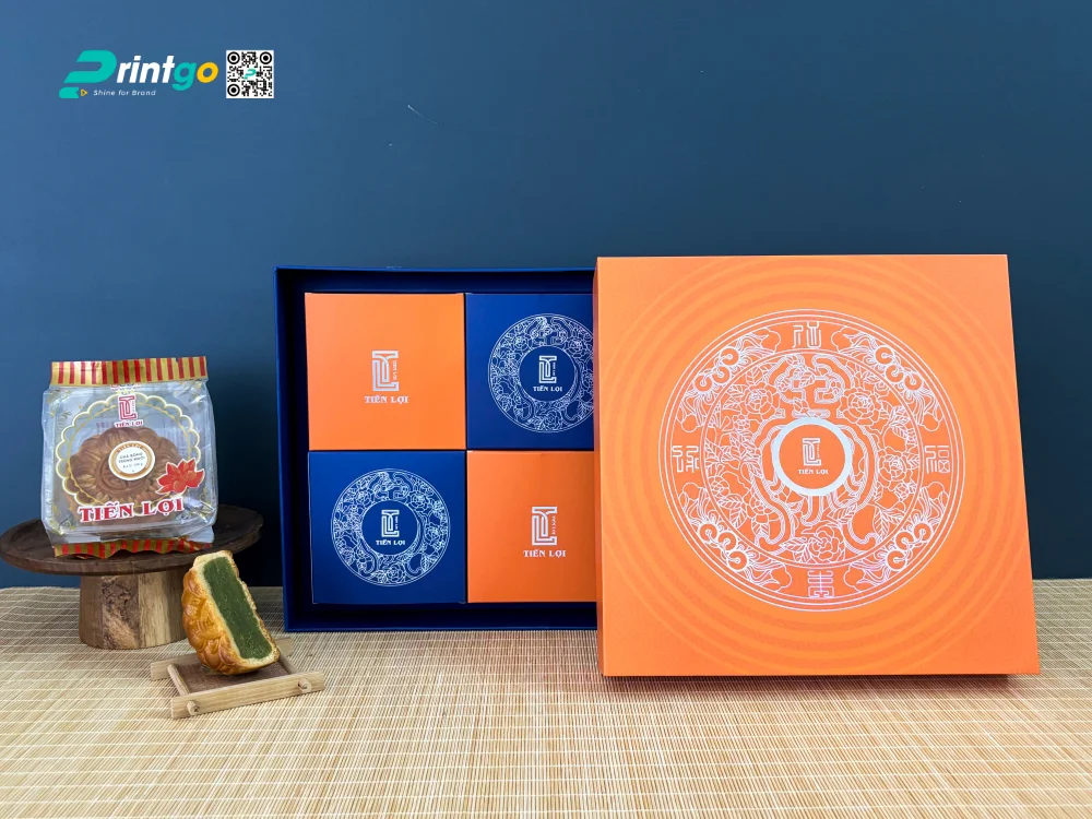 Dự án thiết kế và in hộp bánh trung thu Tiến Lợi 2025 quy cách hộp âm dương