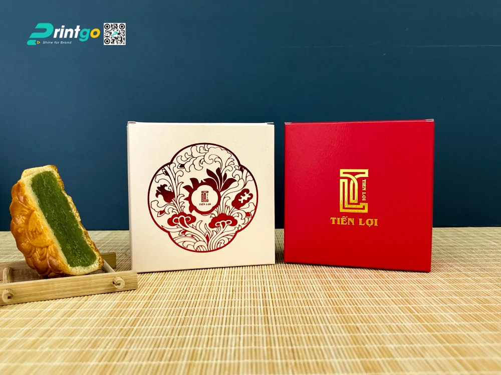 Dự án thiết kế và in hộp bánh trung thu Tiến Lợi 2025 - hộp con đựng bánh trung thu