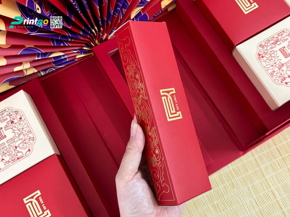Hộp bánh trung thu Tiến Lợi - hộp đựng dao dĩa