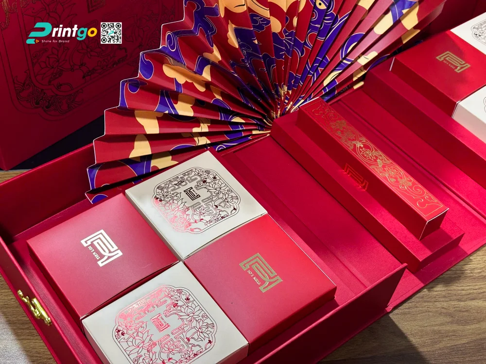 Hộp bánh trung thu Tiến Lợi dùng giấy carton lạnh để đảm bảo độ cứng