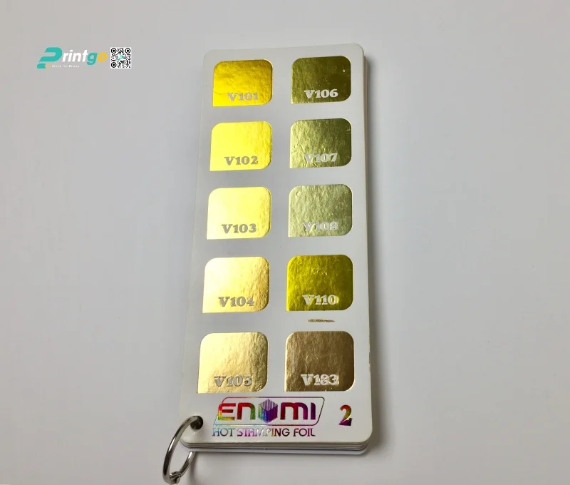 Các loại nhũ (foil) phổ biến trong in ấn hiện nay: mã 2