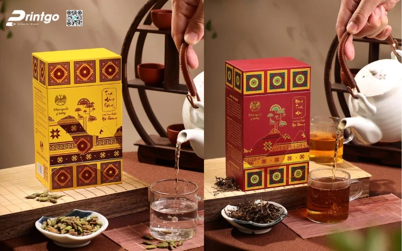 Mẫu bao bì trà xanh xuất khẩu dạng hộp carton mềm Mẫu bao bì trà xanh xuất khẩu dạng hộp carton mềm