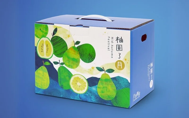 Bao bì đựng nông sản dạng hộp giấy carton sóng