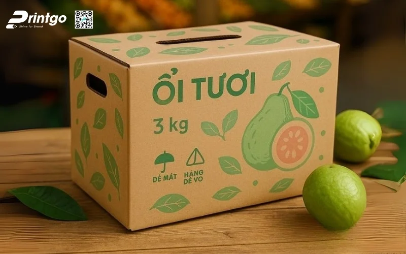 Mẫu thùng carton đóng hàng xuất khẩu hoa quả Mẫu thùng carton đóng hàng xuất khẩu hoa quả