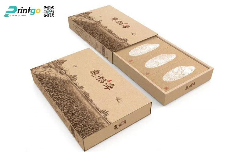 Bao bì gạo xuất khẩu dạng túi giấy Kraft