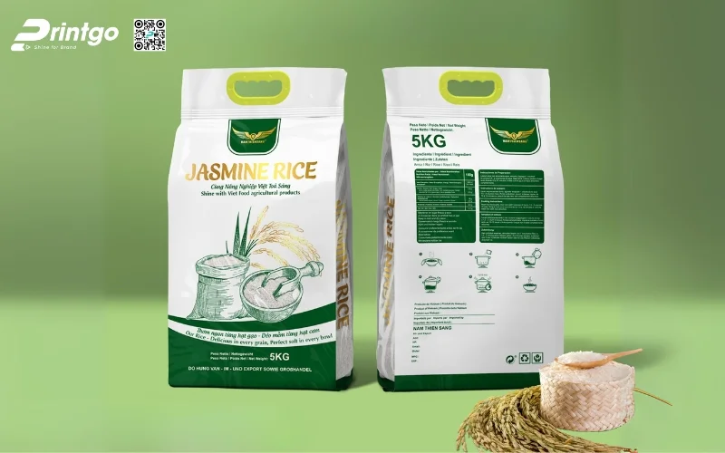 Bao bì gạo xuất khẩu dạng bao PA/PE