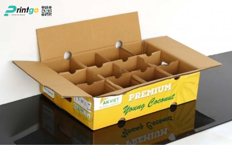 Mẫu thùng carton đóng hàng xuất khẩu hoa quả Mẫu thùng carton đóng hàng xuất khẩu hoa quả