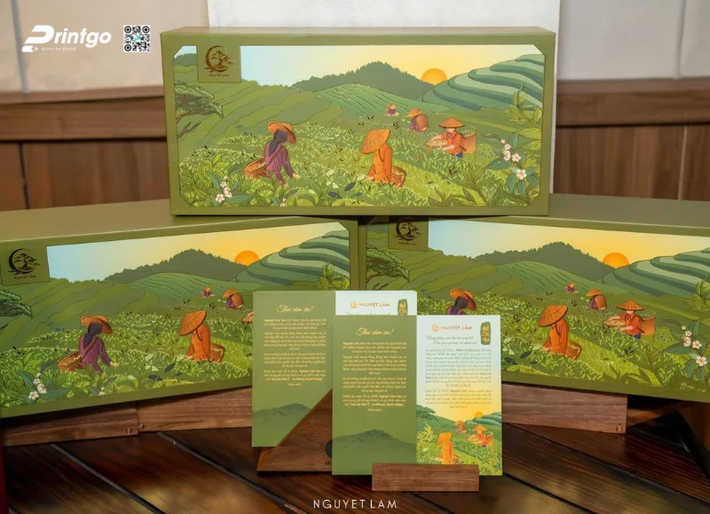 Hộp dựng chè cao cấp thương hiệu Nguyệt Lãm