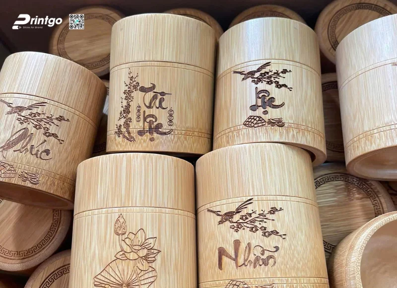 Hộp đựng chè bằng tre/nứa - chất liệu thuần Việt, thân thiện môi trường