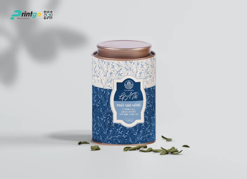 Hộp thiếc đựng chè thương hiệu LYA Foods