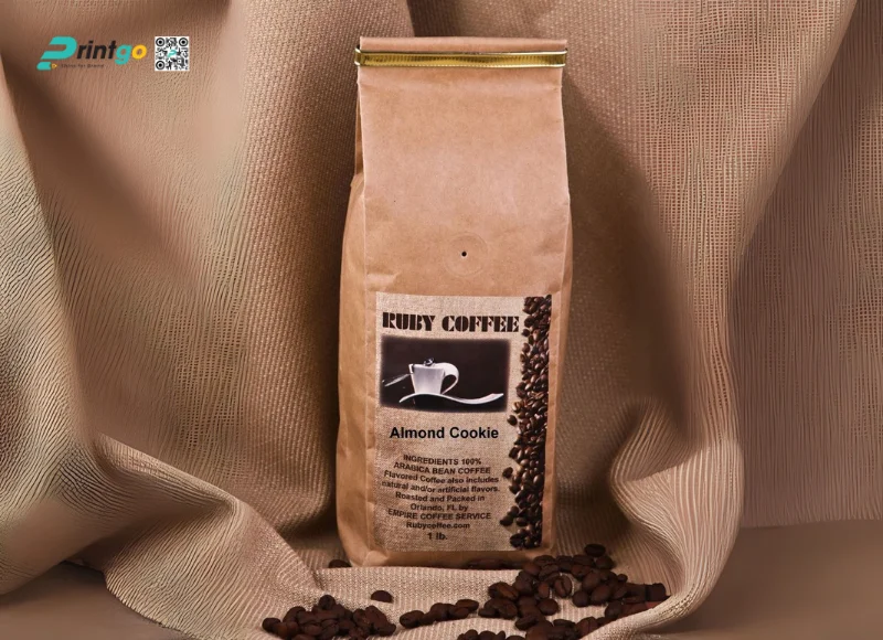 Túi giấy có van 1 chiều đựng cafe hạt Túi giấy có van 1 chiều đựng cafe hạt