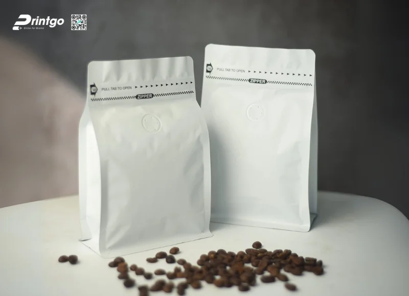 Túi giấy có van 1 chiều đựng cafe tiện ích Túi giấy có van 1 chiều đựng cafe tiện ích