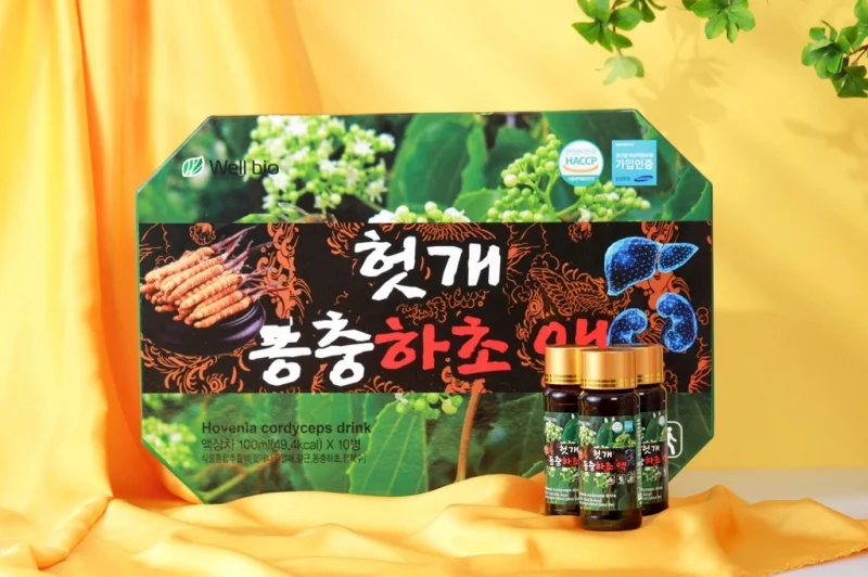 Hộp đông trùng hạ thảo Hàn Quốc nhập khẩu