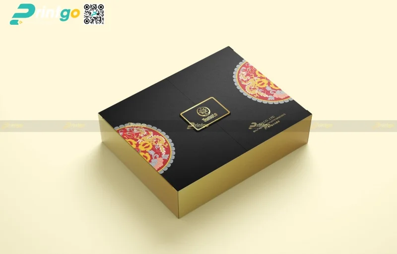 Mẫu hộp đông trùng hạ thảo phong cách truyền thống 