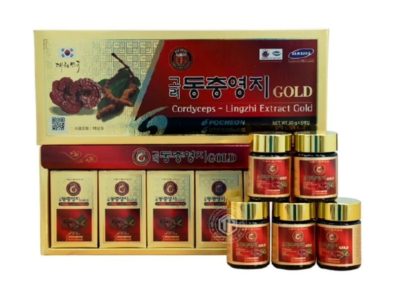 Hộp đông trùng hạ thảo Hàn Quốc quà biếu lãnh đạo