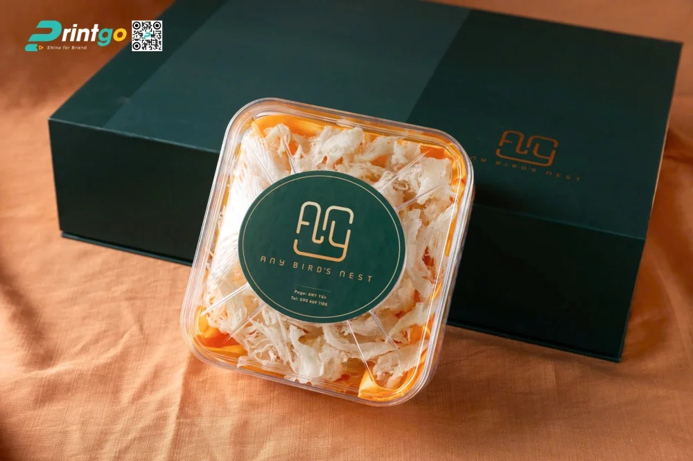 Đồng bộ sản phẩm đựng yến sào và bao bì