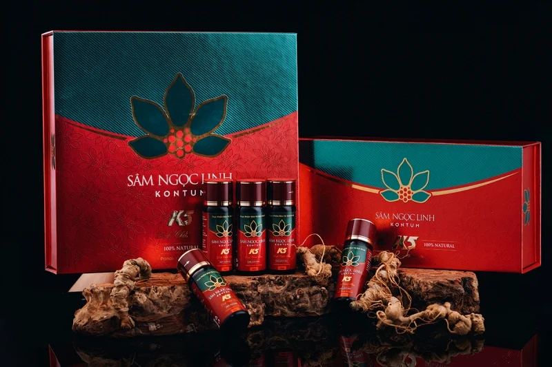 Mẫu hộp đựng sâm Ngọc Linh cao cấp Mẫu hộp đựng sâm Ngọc Linh cao cấp