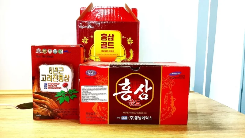 Mẫu hộp đựng sâm Hàn Quốc quy cách hộp sóng bền vững Mẫu hộp đựng sâm Hàn Quốc quy cách hộp sóng bền vững