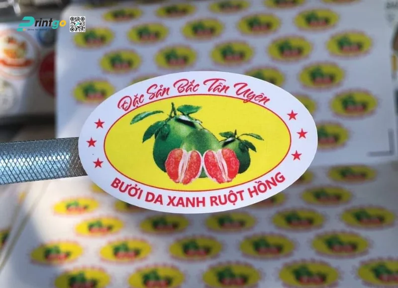 Chất liệu in tem bưởi