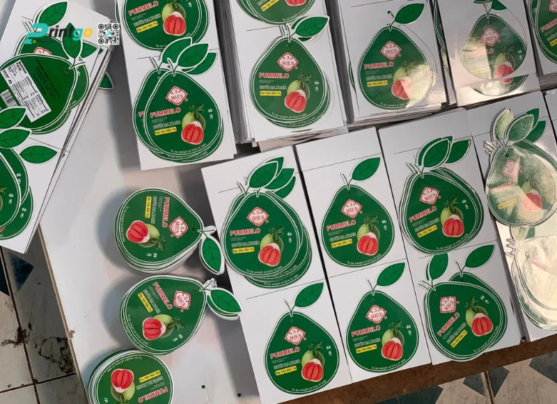 In tem bưởi độc đáo