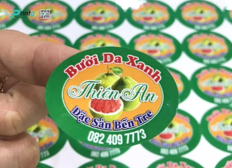 In tem bưởi độc đáo, sáng tạo