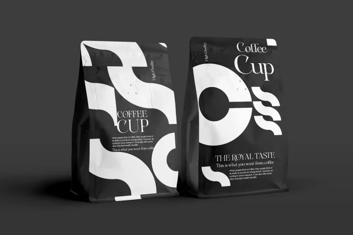 Chất liệu in túi đựng cà phê cao cấp, thiết kế độc đáo