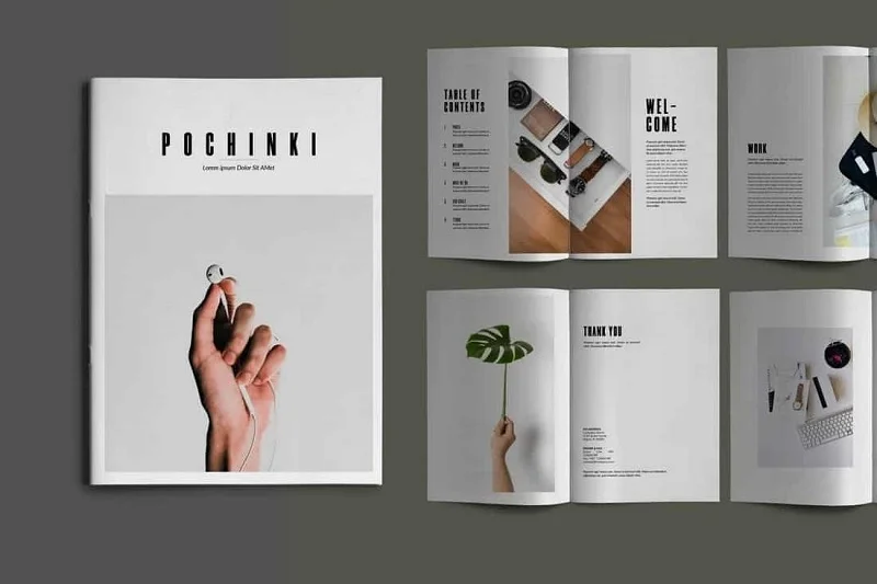 Brochure dạng cuốn (Booklet)