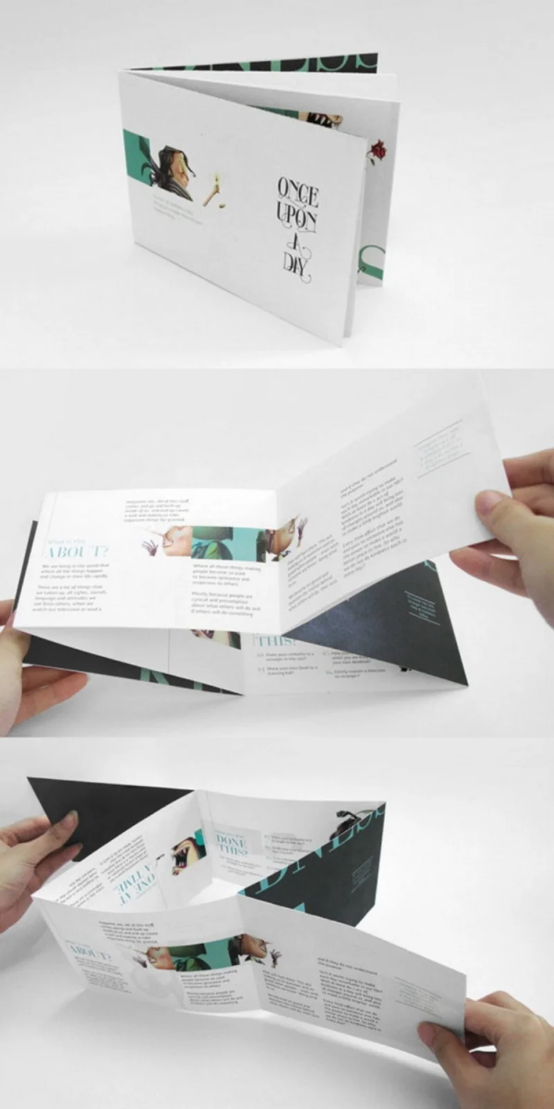Brochure gấp sáng tạo