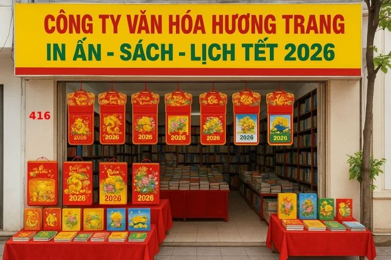 Hương Trang Books – Thương hiệu gắn liền với những bộ lịch giàu giá trị văn hóa