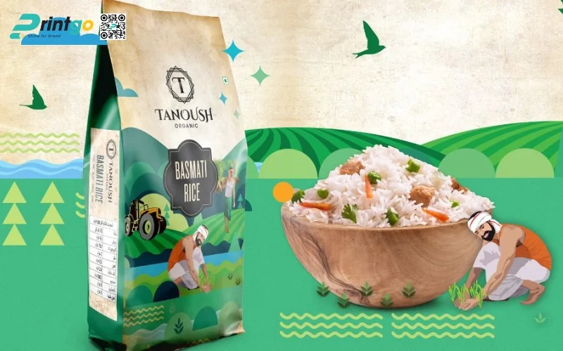 Bao bì gạo xuất khẩu dạng túi hàn biên