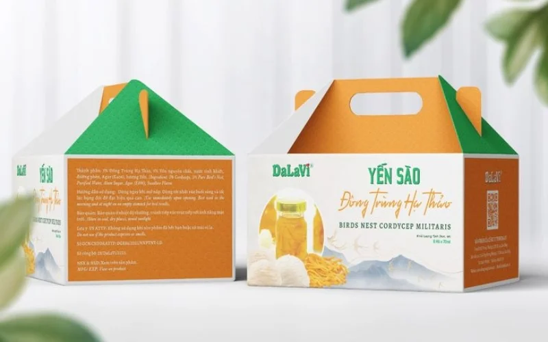 Bao bì đựng nông sản dạng hộp giấy carton sóng