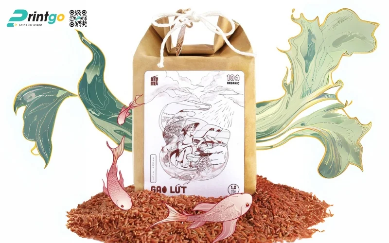 ưBao bì gạo xuất khẩu dạng túi giấy Kraft