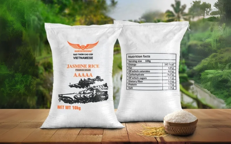 Mẫu in bao bì đựng gạo cao cấp 10kg - 25kg dành cho doanh nghiệp Mẫu in bao bì đựng gạo cao cấp 10kg - 25kg dành cho doanh nghiệp