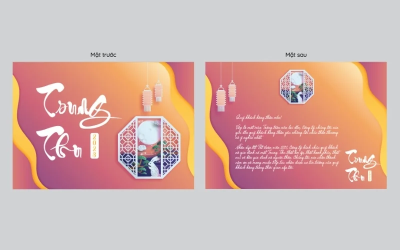 Mẫu thiệp trung thu đẹp gửi tặng nhân viên