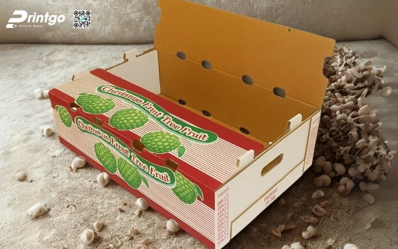 Mẫu thùng carton đóng hàng xuất khẩu hoa quả Mẫu thùng carton đóng hàng xuất khẩu hoa quả