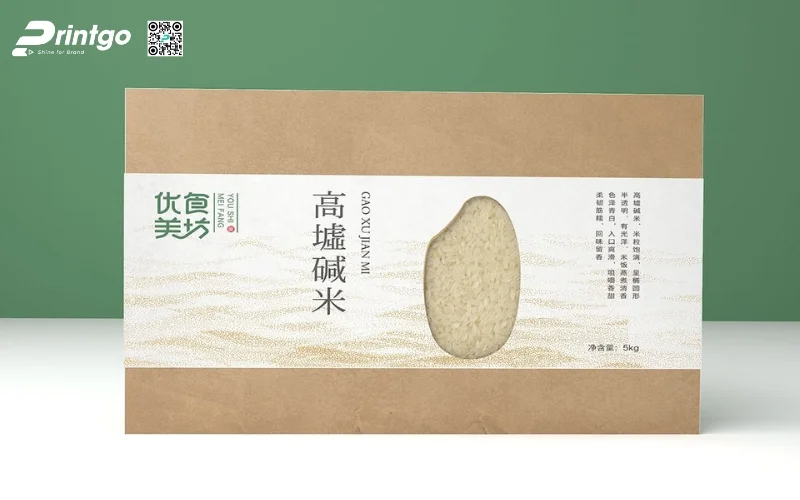 Bao bì gạo xuất khẩu dạng túi giấy Kraft