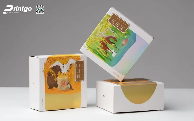 Bao bì gạo xuất khẩu dạng hộp carton mềm