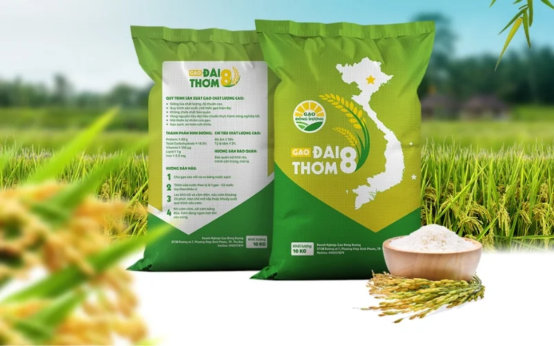 Mẫu in bao bì đựng gạo cao cấp 10kg - 25kg dành cho doanh nghiệp Mẫu in bao bì đựng gạo cao cấp 10kg - 25kg dành cho doanh nghiệp
