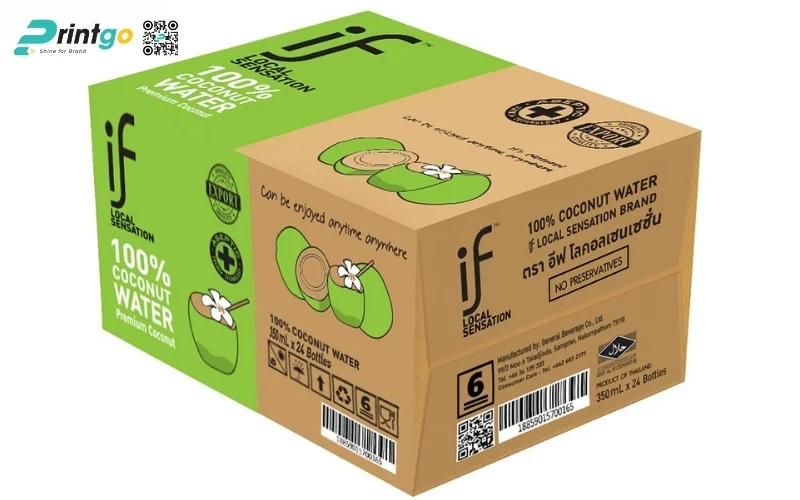 Mẫu thùng carton đóng hàng xuất khẩu nông sản chế biến Mẫu thùng carton đóng hàng xuất khẩu nông sản chế biến