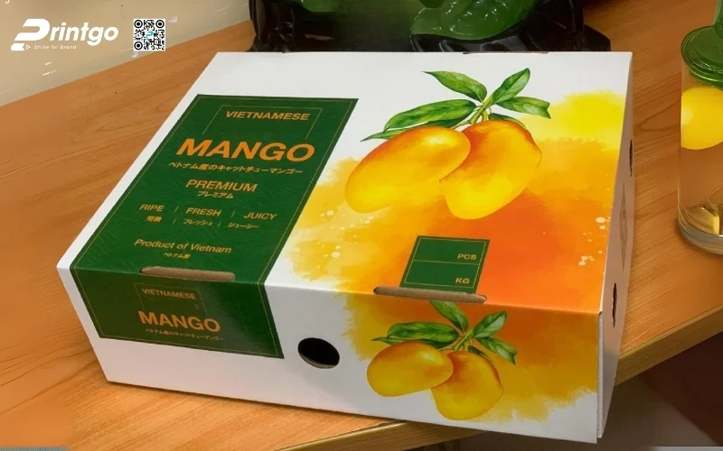 Mẫu thùng carton đóng hàng xuất khẩu hoa quả Mẫu thùng carton đóng hàng xuất khẩu hoa quả