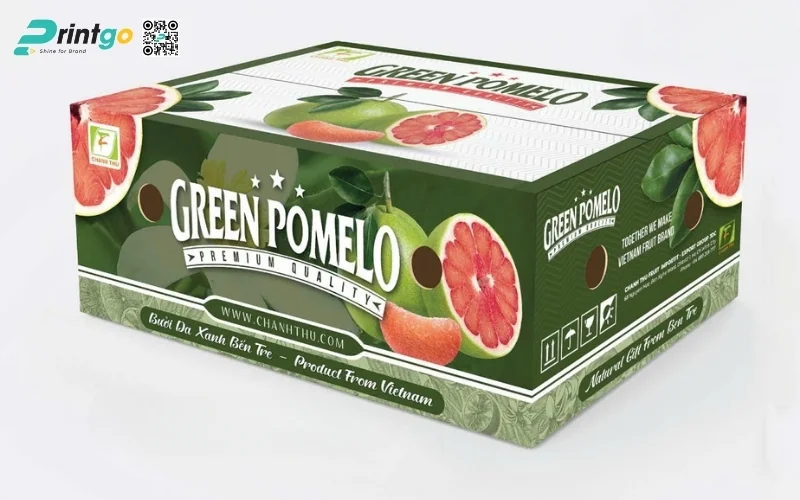 Mẫu thùng carton đóng hàng xuất khẩu hoa quả Mẫu thùng carton đóng hàng xuất khẩu hoa quả