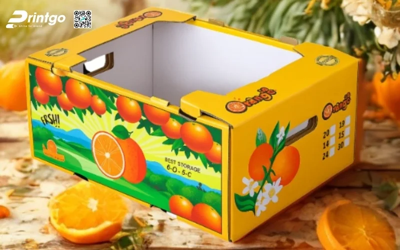 Mẫu thùng carton đóng hàng xuất khẩu hoa quả Mẫu thùng carton đóng hàng xuất khẩu hoa quả