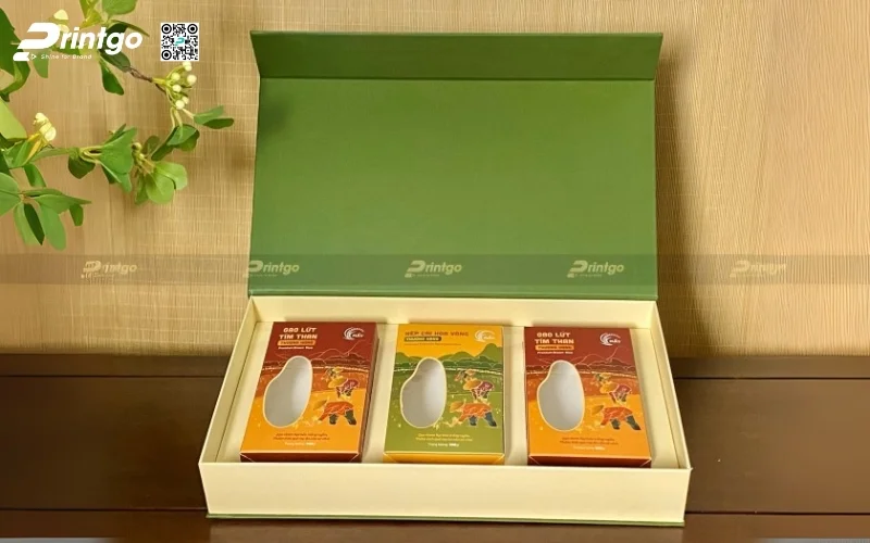 Bao bì gạo xuất khẩu dạng hộp carton cứng cao cấp